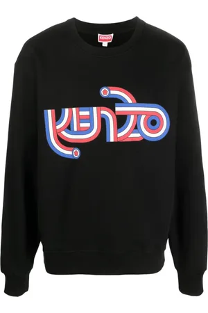 Kenzo Heren, Sweatshirts & Hoodies, Zwart, Maat: L Katoen