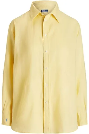 Ralph Lauren Dames, Blouses & Shirts, Geel, Maat: M