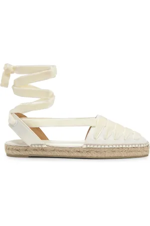 Castaner Dames, Schoenen, Wit, Maat: 37 EU Satijn
