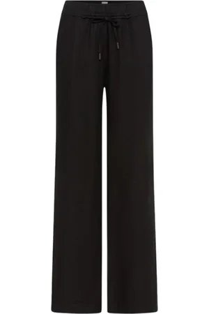 Brax Dames, Broeken, Zwart, Maat: 2XL