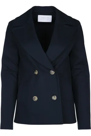 Harris Wharf London Dames, Mantels, Blauw, Maat: S
