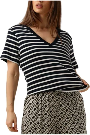 Tommy Hilfiger Dames, Tops, Veelkleurig, Maat: XS Katoen