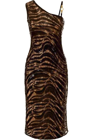 Roberto Cavalli Dames, Jurken, Veelkleurig, Maat: L