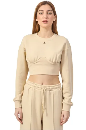Patrizia Pepe Dames, Sweatshirts & Hoodies, , Maat: M Katoen