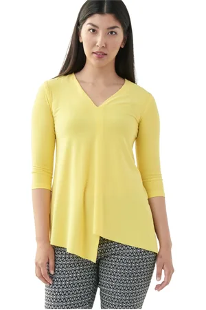 Joseph Ribkoff Dames, Blouses & Shirts, Geel, Maat: M