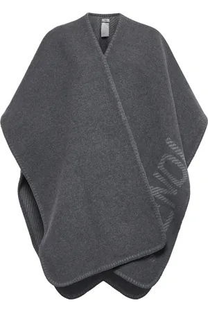 Fendi Dames, Jassen, Grijs, Maat: ONE Size Wol