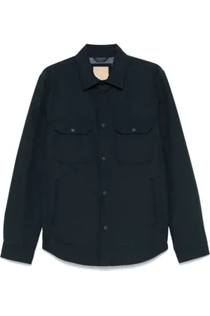Woolrich Heren, Overhemden, Blauw, Maat: M Katoen