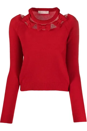 VALENTINO GARAVANI Dames, Truien, Rood, Maat: M