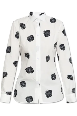 Marni Dames, Blouses & Shirts, Wit, Maat: S Katoen