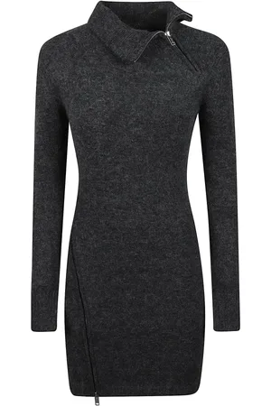 Isabel Marant Dames, Jurken, Grijs, Maat: XS Polyamide