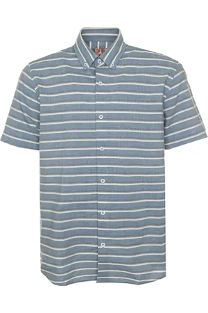 Armor.lux Heren, Overhemden, Blauw, Maat: XL Katoen
