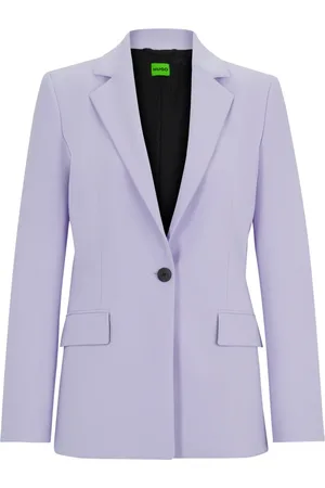 HUGO BOSS Dames, Jassen, Paars, Maat: S Leer