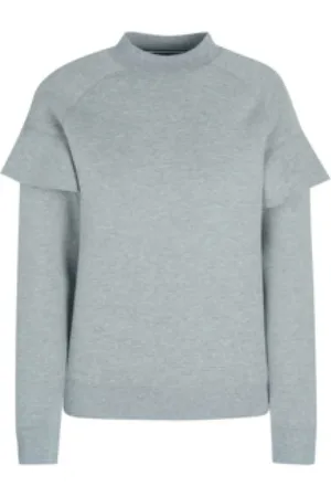 Tommy Hilfiger Dames, Sweatshirts & Hoodies, Grijs, Maat: XS