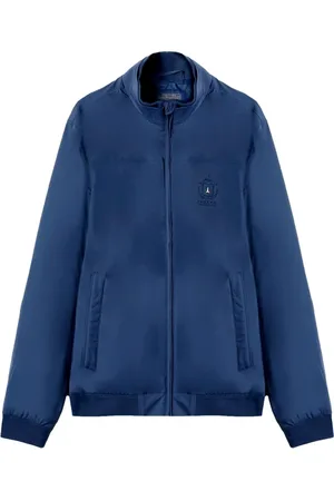 Aeronautica Militare Heren, Jassen, Blauw, Maat: XL Gabardine