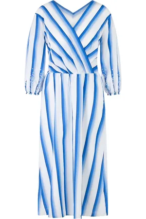 Marc Cain Dames, Jurken, Blauw, Maat: L Katoen