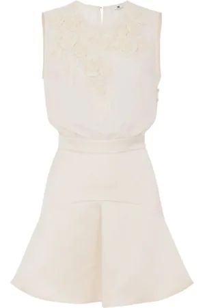 Elisabetta Franchi Dames, Jumpsuits & Playsuits, Wit, Maat: M Satijn