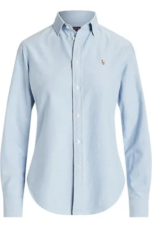 Ralph Lauren Dames, Blouses & Shirts, Blauw, Maat: M