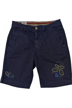 BOB der Bär Heren, Korte broeken, Blauw, Maat: M Katoen