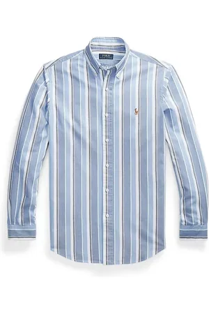 Ralph Lauren Heren, Overhemden, Blauw, Maat: M