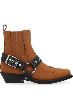 Ganni Dames, Schoenen, Bruin, Maat: 37 EU Leer