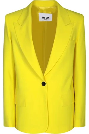 Msgm Dames, Jassen, Geel, Maat: 2XS Wol