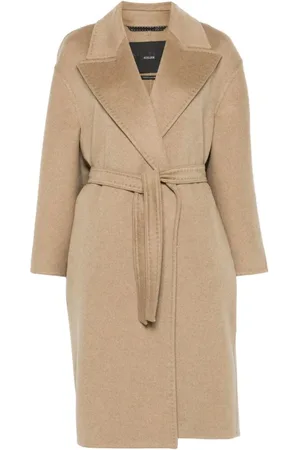 Max Mara Dames, Mantels, Bruin, Maat: M Kasjmier