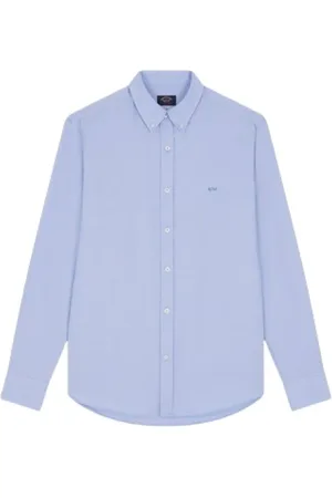 Paul & Shark Heren, Overhemden, Blauw, Maat: XL Katoen