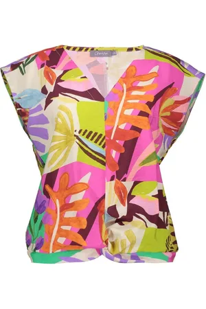 Geisha Dames, Blouses & Shirts, Veelkleurig, Maat: XL