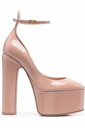 VALENTINO GARAVANI Dames, Schoenen, Roze, Maat: 40 EU Leer
