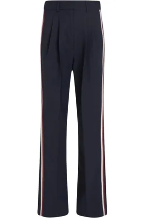 Tommy Hilfiger Dames, Broeken, Blauw, Maat: XS Poliester