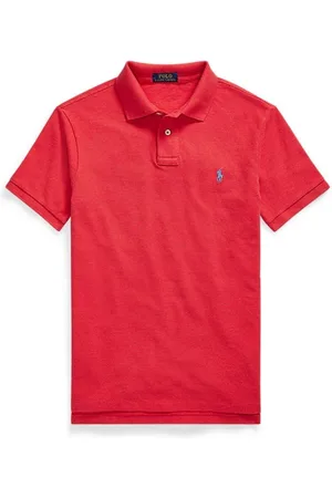 Ralph Lauren Heren, Tops, Rood, Maat: S Katoen