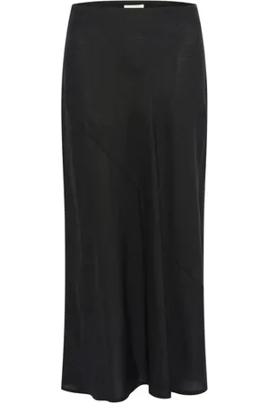 Part Two Dames, Rokken, Zwart, Maat: XL Linnen