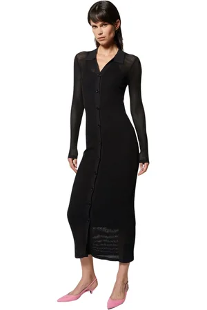 Silvian Heach Dames, Truien, Zwart, Maat: XL Nylon