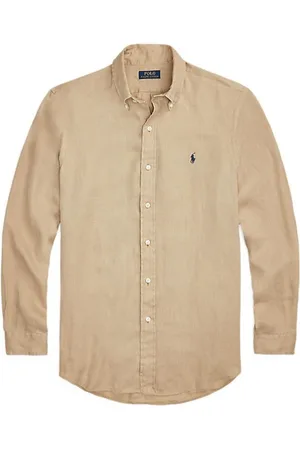 Ralph Lauren Heren, Overhemden, , Maat: 2XL Linnen