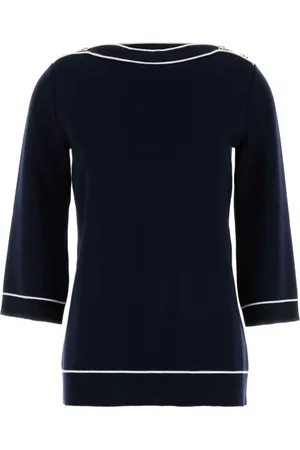Gucci Dames, Truien, Blauw, Maat: M
