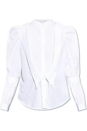 Comme des Garçons Dames, Blouses & Shirts, Wit, Maat: L Katoen