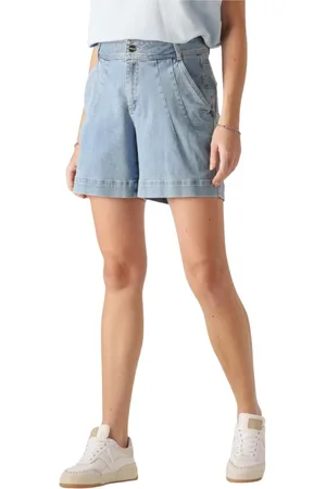 NUKUS Dames, Korte broeken, Blauw, Maat: XS Denim