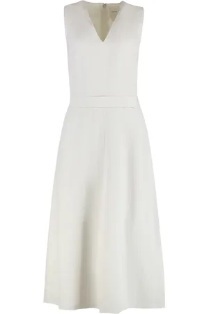 Calvin Klein Dames, Jurken, , Maat: L Linnen