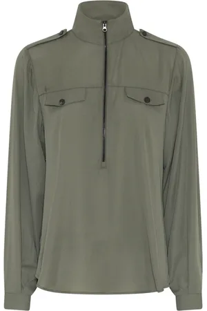 Bruuns Bazaar Dames, Blouses & Shirts, Groen, Maat: M Poliester