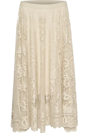 Kaffe Dames, Rokken, , Maat: M/L Poliester
