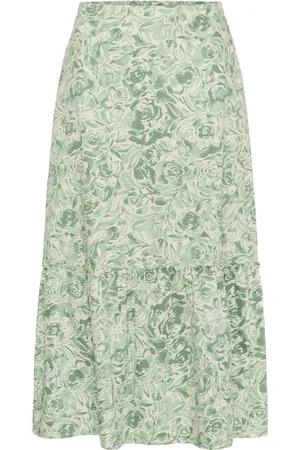 Part Two Dames, Rokken, Groen, Maat: XS Poliester