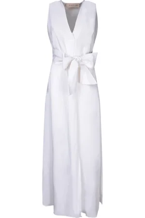 BLANCA Dames, Jurken, Wit, Maat: XL Linnen