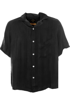 Portuguese Flannel Heren, Overhemden, Zwart, Maat: L Flanel