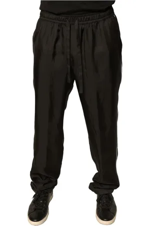 Dolce & Gabbana Heren, Broeken, Zwart, Maat: XL Zijde