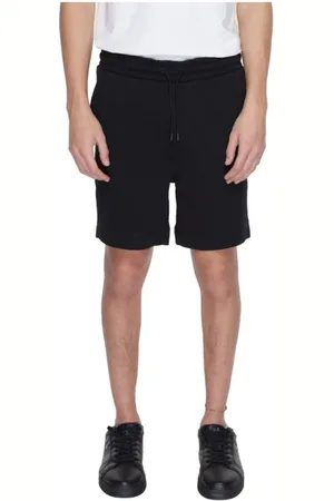 HUGO BOSS Heren, Korte broeken, Zwart, Maat: XS Katoen