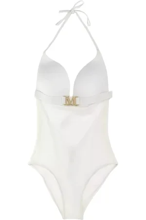 Max Mara Dames, Badkleding, Wit, Maat: 80C EU Polyamide
