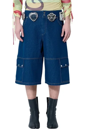 Chopova Lowena Heren, Korte broeken, Blauw, Maat: M Denim