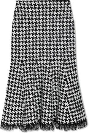 Alexander McQueen Dames, Rokken, Zwart, Maat: S Leer