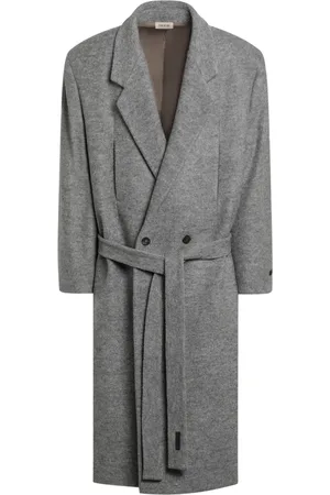 FEAR OF GOD Heren, Mantels, Grijs, Maat: M Wol