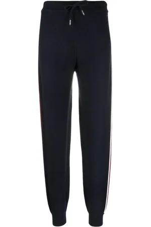 Tommy Hilfiger Dames, Broeken, Blauw, Maat: L Katoen